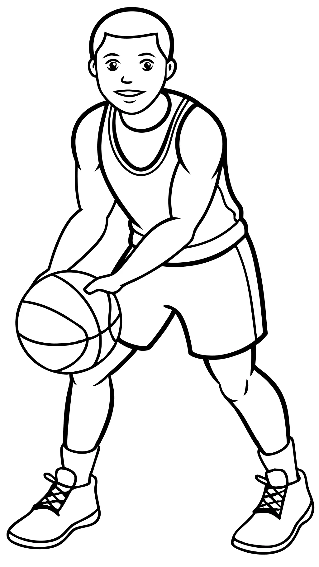 coloriages de basket-ball